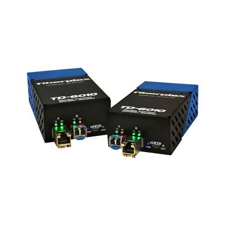 PATTON ELECTRONICS Fiberplex Td-6010 (Pair) Preconfigured 10/100/1000 Base-T Ethernet To Optical TKIT-ETH-M